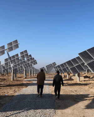 Nevada Is Going Green With Nv Energy Photovoltaic Trackers Wallpaper