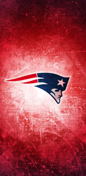New England Patriots Logo Red Aesthetic Wallpaper