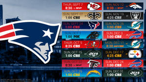 New England Patriots Schedule Wallpaper