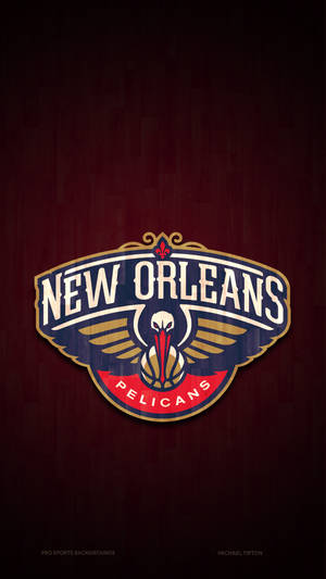 New Orleans Pelicans Maroon Wallpaper