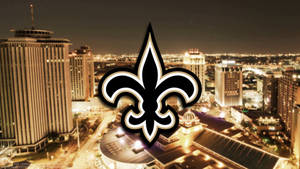 New Orleans Saints City Lights Wallpaper