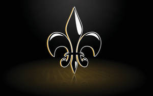 New Orleans Saints Glossy Logo Wallpaper