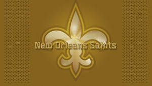 New Orleans Saints Gold Logo Wallpaper