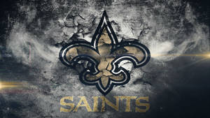 New Orleans Saints Smokey Logo Wallpaper