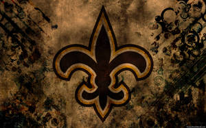 New Orleans Saints Smudge Artwork Wallpaper