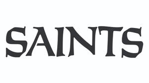 New Orleans Saints Text Logo Wallpaper