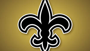 New Orleans Saints Zoomed Logo Wallpaper