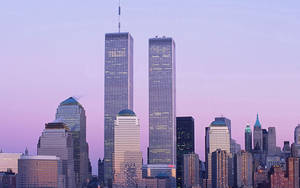 New York City Historic Twin Towers Wallpaper