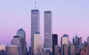 New York City Historic Twin Towers Wallpaper