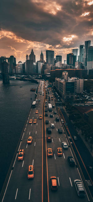 New York City Iphone X Harlem River Drive Wallpaper