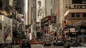 New York City Market Street Wallpaper