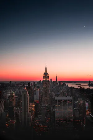 New York City Skyline Iphone X Wallpaper