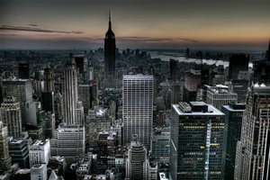 New York Evening Cityscape Wallpaper