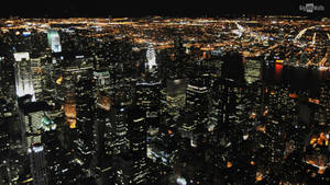 New York Night City View Wallpaper