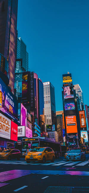 New York Shopping Buildings Wallpaper