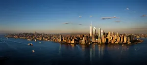 New York Skyline Dual Monitor Wallpaper