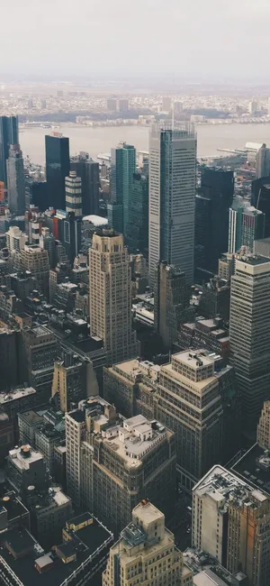 New York Top View Iphone X Wallpaper