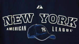 New York Yankees American League Cap Art Wallpaper