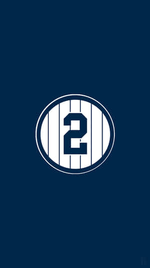New York Yankees Baseball Team Number 2 Wallpaper