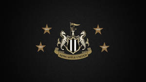 Newcastle United Fc Fancy Logo Wallpaper