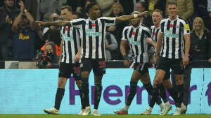 Newcastle United Fc Players Entering Field Wallpaper