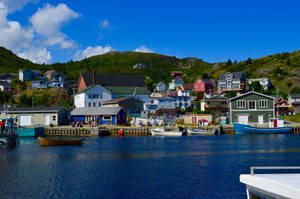 Newfoundland's Clear Blue Ocean Wallpaper