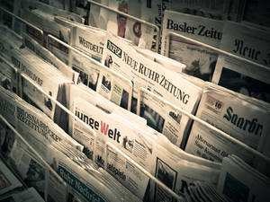 Newspaper Stand Wallpaper