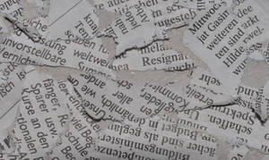 Newspaper Torn Snippets Wallpaper