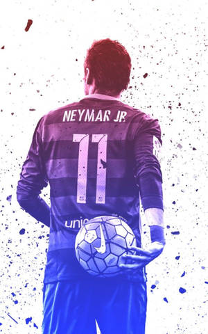 Neymar Jr Fanart 11 Jersey Wallpaper