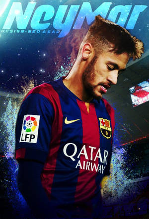 Neymar Jr. Paint Designs Wallpaper