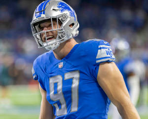 Nfl Aidan Hutchinson Detroit Lions Chicago Bears Wallpaper