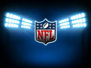 Nfl Logo On Spotlights Wallpaper