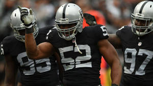 Nfl Oakland Raiders Khalil Mack Mario Edwards Wallpaper