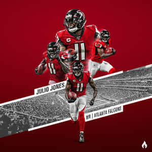 Nfl Wide Receiver Julio Jones Wallpaper