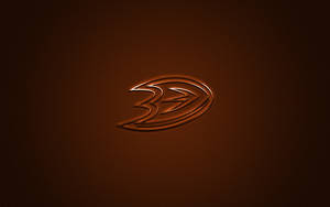 Nhl Anaheim Ducks Carbon Fiber Design Wallpaper