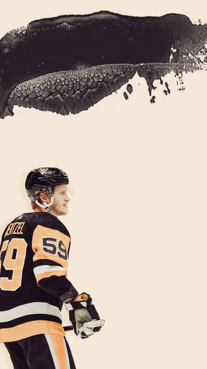 Nhl Left Winger Jake Guentzel Wallpaper