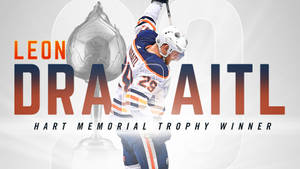 Nhl Leon Draisaitl Hart Memorial Trophy Wallpaper