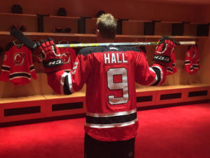 Nhl Player No. 9 Taylor Hall Wallpaper