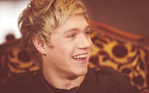 Niall Horan Smile Sofa Sit Wallpaper