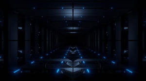 Nice Black Hall Wallpaper