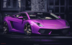 Nice Car Purple Lamborghini Wallpaper