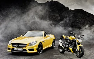 Nice Car Yellow Convertible Wallpaper