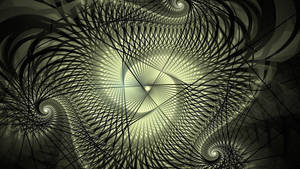 Nice Green Abstract And Lines Wallpaper