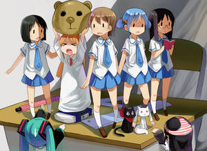 Nichijou Giant Table Wallpaper