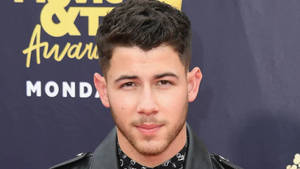 Nick Jonas Close Up Image Wallpaper