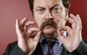 Nick Offerman, America's Beloved Actor And Comedian Wallpaper