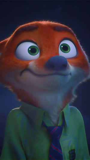 Nick Wilde Smiling Portrait Zootopia Wallpaper