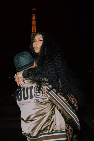 Nicki Minaj With Kenneth Petty Wallpaper