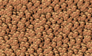 Nicolas Cage Meme Head Pattern Wallpaper