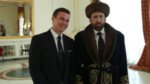 Nicolas Cage Meme Kazakhstan Traditional Dress Wallpaper